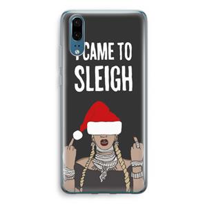 CaseCompany Came To Sleigh: Huawei P20 Transparant Hoesje
