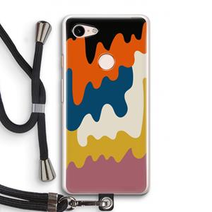 CaseCompany Baar A: Pixel 3 Transparant Hoesje met koord