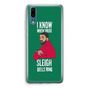 CaseCompany Sleigh Bells Ring: Huawei P20 Transparant Hoesje