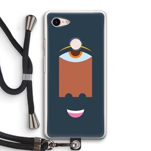 CaseCompany Mono M: Pixel 3 Transparant Hoesje met koord