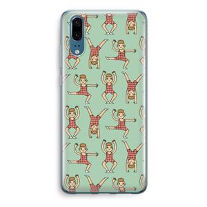 CaseCompany Gymboys: Huawei P20 Transparant Hoesje