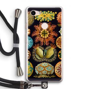CaseCompany Haeckel Ascidiae: Pixel 3 Transparant Hoesje met koord