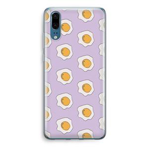 CaseCompany Bacon to my eggs #1: Huawei P20 Transparant Hoesje