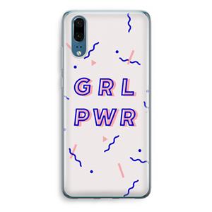 CaseCompany GRL PWR: Huawei P20 Transparant Hoesje