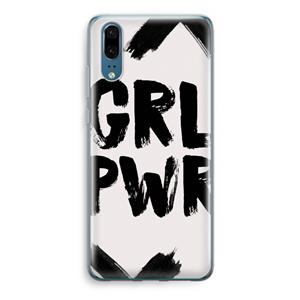 CaseCompany Girl Power #2: Huawei P20 Transparant Hoesje