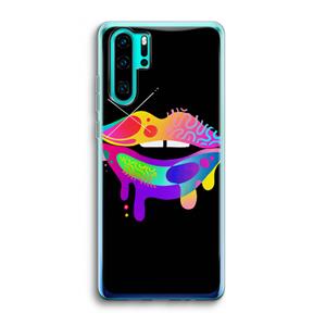 CaseCompany Lip Palette: Huawei P30 Pro Transparant Hoesje