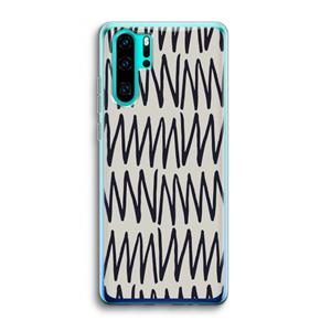 CaseCompany Marrakech Zigzag: Huawei P30 Pro Transparant Hoesje