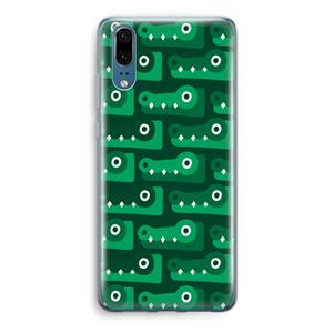 CaseCompany Crocs: Huawei P20 Transparant Hoesje