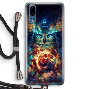 CaseCompany Aurowla: Huawei P20 Transparant Hoesje met koord