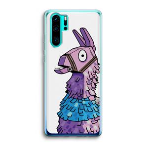 CaseCompany Lama: Huawei P30 Pro Transparant Hoesje