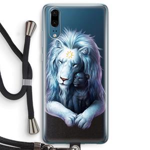 CaseCompany Child Of Light: Huawei P20 Transparant Hoesje met koord