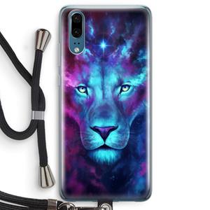 CaseCompany Firstborn: Huawei P20 Transparant Hoesje met koord
