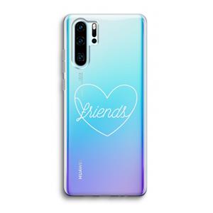 CaseCompany Friends heart pastel: Huawei P30 Pro Transparant Hoesje