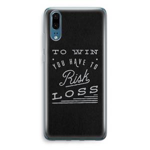 CaseCompany Risk loss: Huawei P20 Transparant Hoesje
