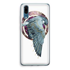 CaseCompany Golden Falcon: Huawei P20 Transparant Hoesje