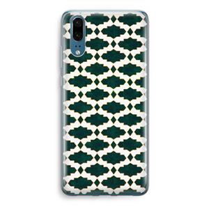 CaseCompany Moroccan tiles: Huawei P20 Transparant Hoesje