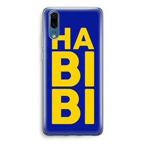 CaseCompany Habibi Blue: Huawei P20 Transparant Hoesje