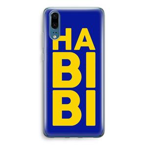 CaseCompany Habibi Blue: Huawei P20 Transparant Hoesje