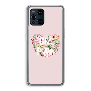 CaseCompany GRL PWR Flower: Oppo Find X3 Pro Transparant Hoesje