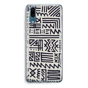 CaseCompany Marrakech print: Huawei P20 Transparant Hoesje