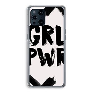 CaseCompany Girl Power #2: Oppo Find X3 Pro Transparant Hoesje