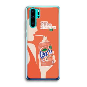 CaseCompany Peach please!: Huawei P30 Pro Transparant Hoesje