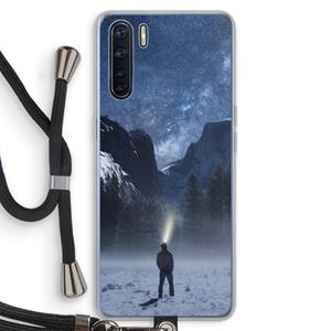 CaseCompany Wanderlust: Oppo A91 Transparant Hoesje met koord