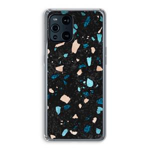 CaseCompany Terrazzo N°11: Oppo Find X3 Pro Transparant Hoesje