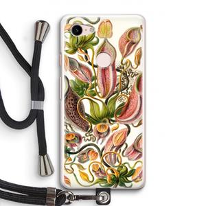 CaseCompany Haeckel Nepenthaceae: Pixel 3 Transparant Hoesje met koord