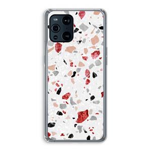 CaseCompany Terrazzo N°12: Oppo Find X3 Pro Transparant Hoesje