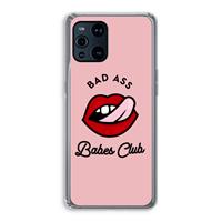 CaseCompany Badass Babes Club: Oppo Find X3 Pro Transparant Hoesje