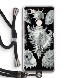 CaseCompany Haeckel Prosobranchia: Pixel 3 Transparant Hoesje met koord
