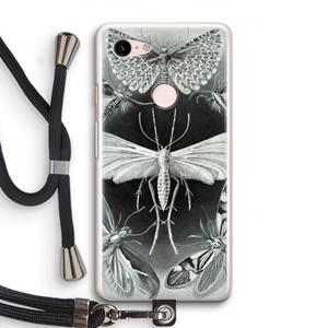 CaseCompany Haeckel Tineida: Pixel 3 Transparant Hoesje met koord
