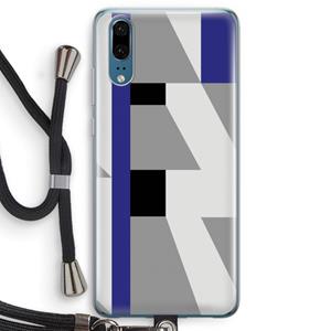 CaseCompany Gestalte 2: Huawei P20 Transparant Hoesje met koord