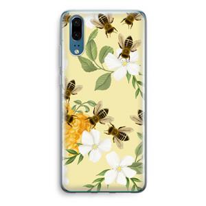 CaseCompany No flowers without bees: Huawei P20 Transparant Hoesje