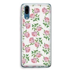 CaseCompany Kleine roosjes: Huawei P20 Transparant Hoesje