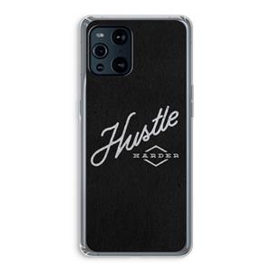 CaseCompany Hustle: Oppo Find X3 Pro Transparant Hoesje