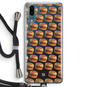 CaseCompany Giants: Huawei P20 Transparant Hoesje met koord