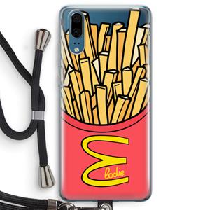 CaseCompany McElodie: Huawei P20 Transparant Hoesje met koord