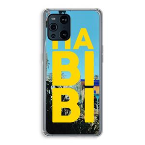 CaseCompany Habibi Majorelle : Oppo Find X3 Pro Transparant Hoesje
