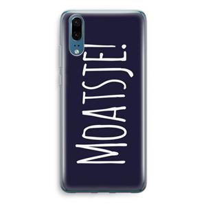 CaseCompany Moatsje!: Huawei P20 Transparant Hoesje