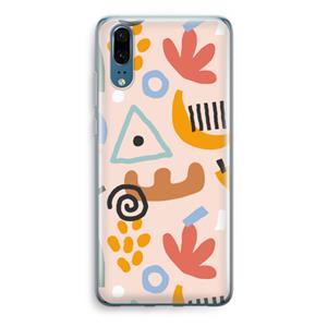 CaseCompany Abstract: Huawei P20 Transparant Hoesje