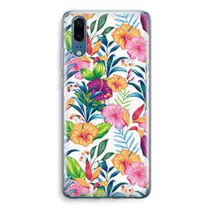 CaseCompany Tropisch 2: Huawei P20 Transparant Hoesje