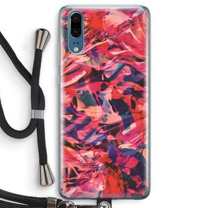 CaseCompany California: Huawei P20 Transparant Hoesje met koord