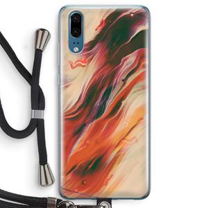 CaseCompany Forgotten Lands: Huawei P20 Transparant Hoesje met koord