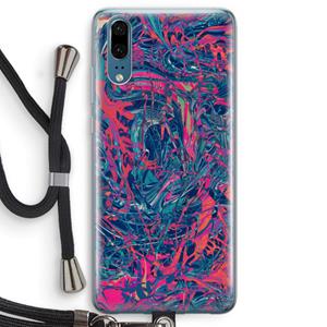 CaseCompany Sleeping Dreams: Huawei P20 Transparant Hoesje met koord