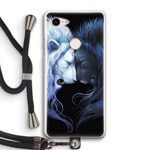 CaseCompany Brotherhood: Pixel 3 Transparant Hoesje met koord