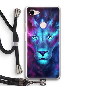 CaseCompany Firstborn: Pixel 3 Transparant Hoesje met koord