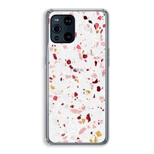 CaseCompany Terrazzo N°9: Oppo Find X3 Transparant Hoesje