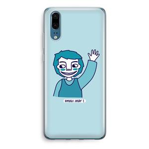 CaseCompany Zwaai: Huawei P20 Transparant Hoesje